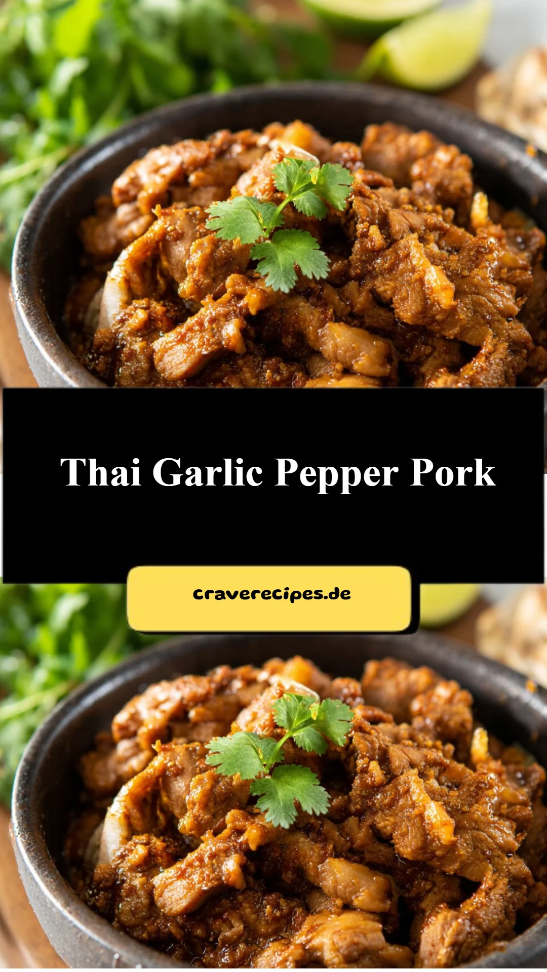 Thai Garlic Pepper Pork