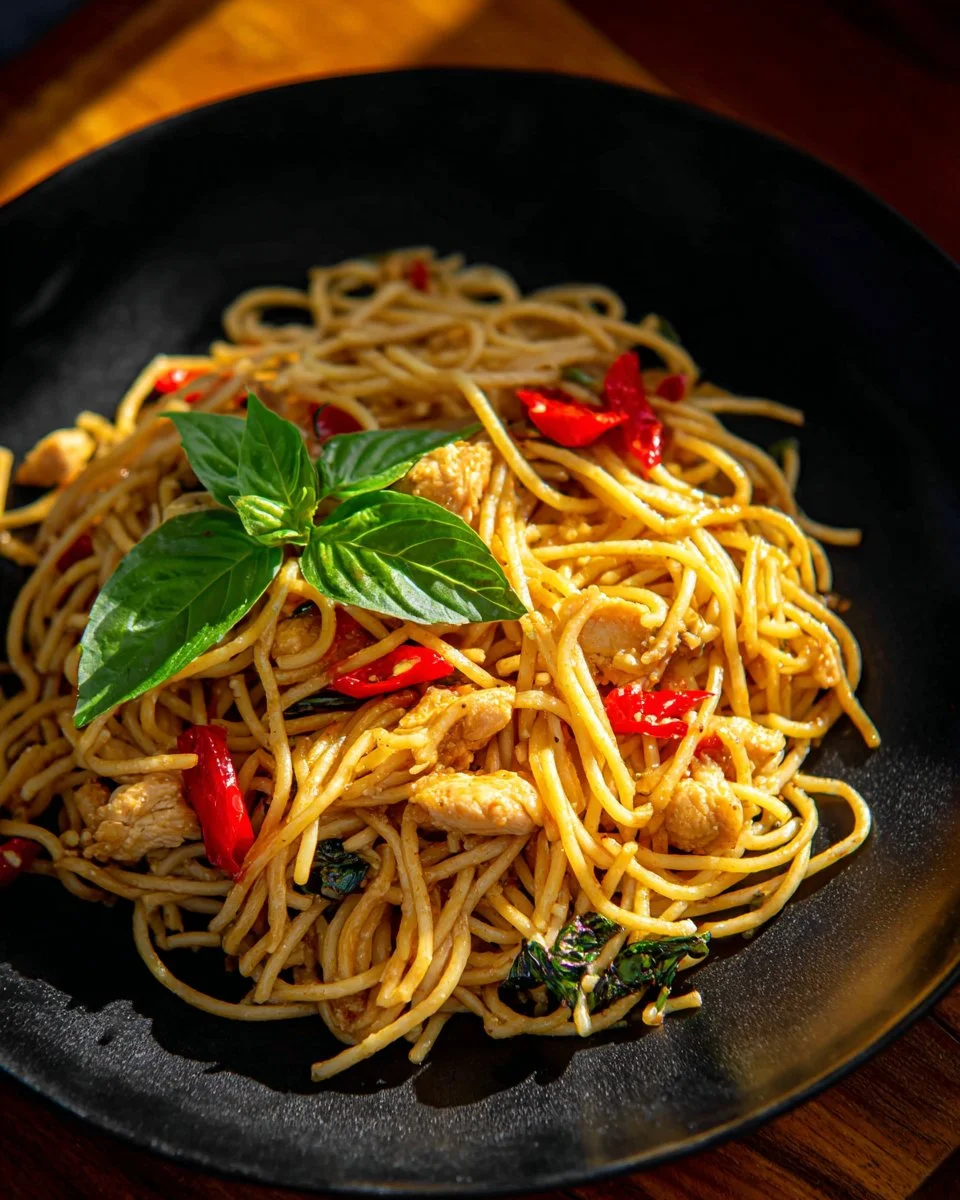 Thai Green Curry Spaghetti