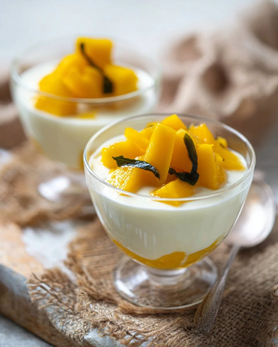 Thai pumpkin in coconut milk garnished with fresh herbs