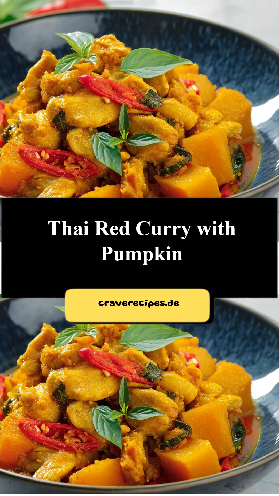 Thai Red Curry with Pumpkin