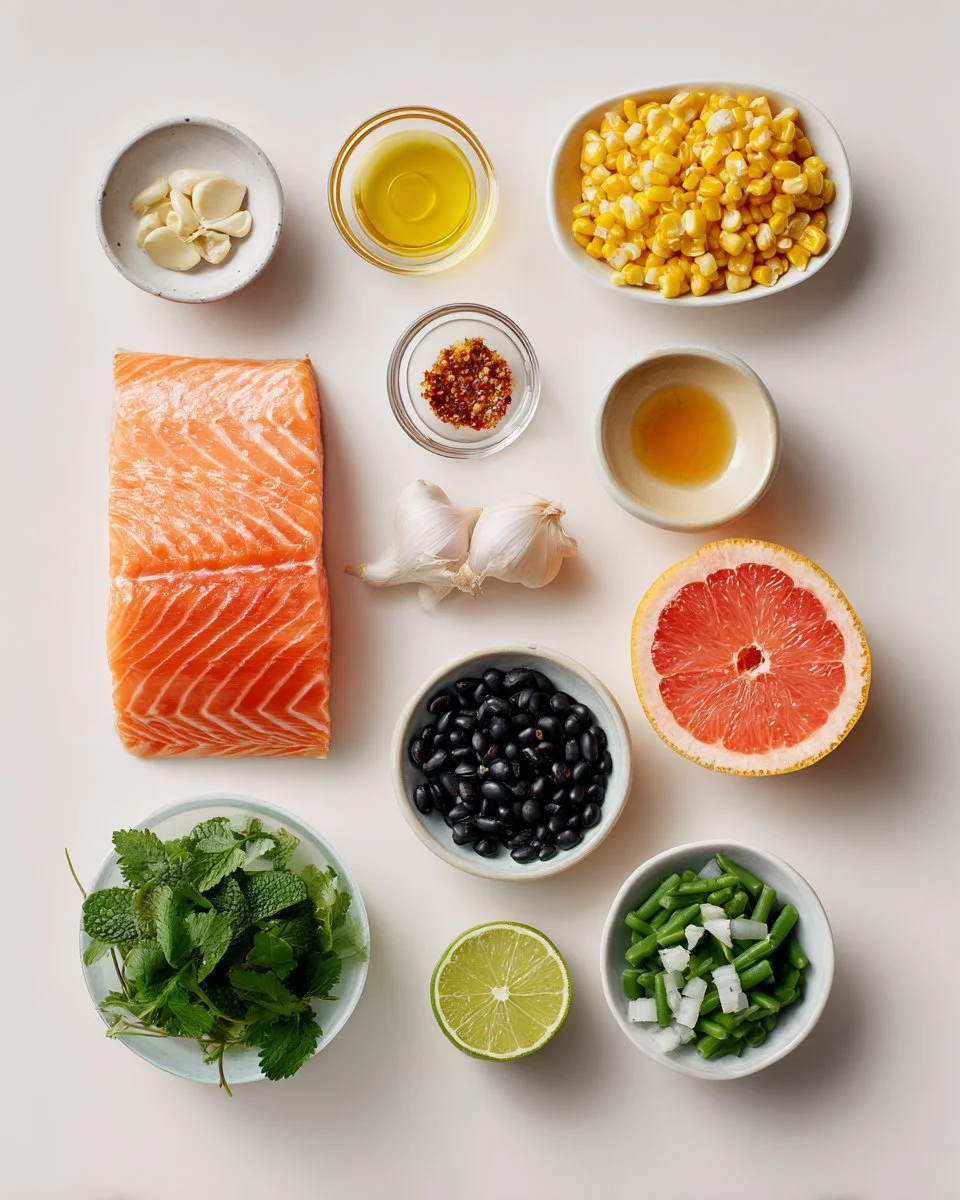 Thai Salmon with Thai Corn Salsa