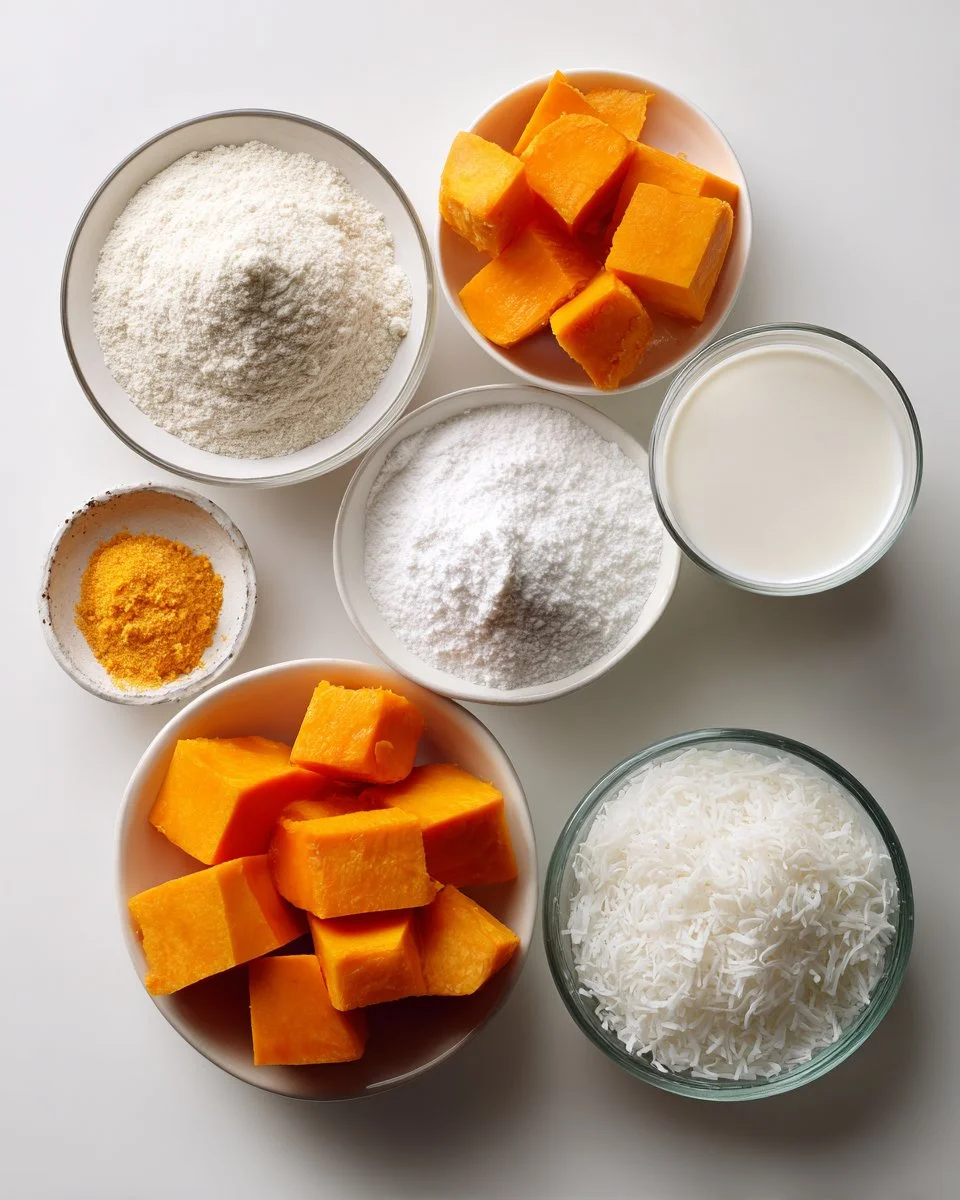 Thai Steamed Pumpkin Cake