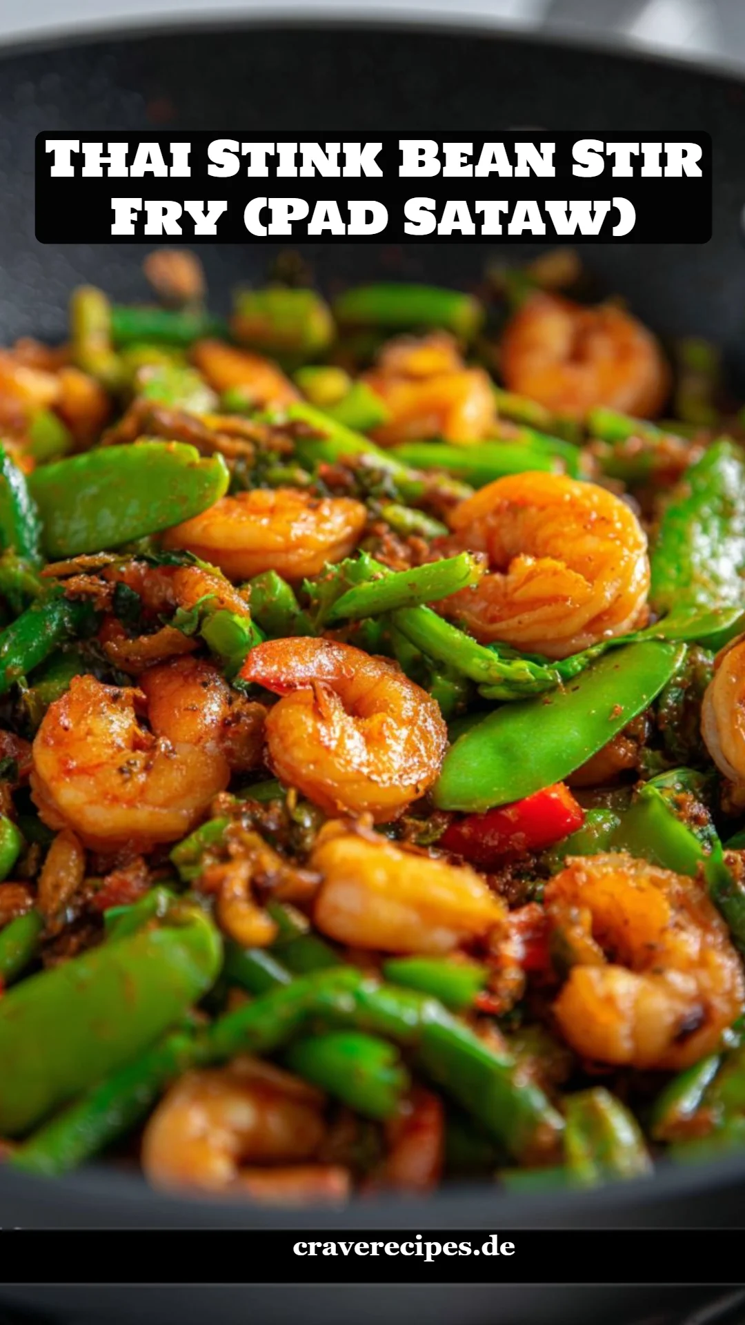 Thai Stink Bean Stir Fry (Pad Sataw)