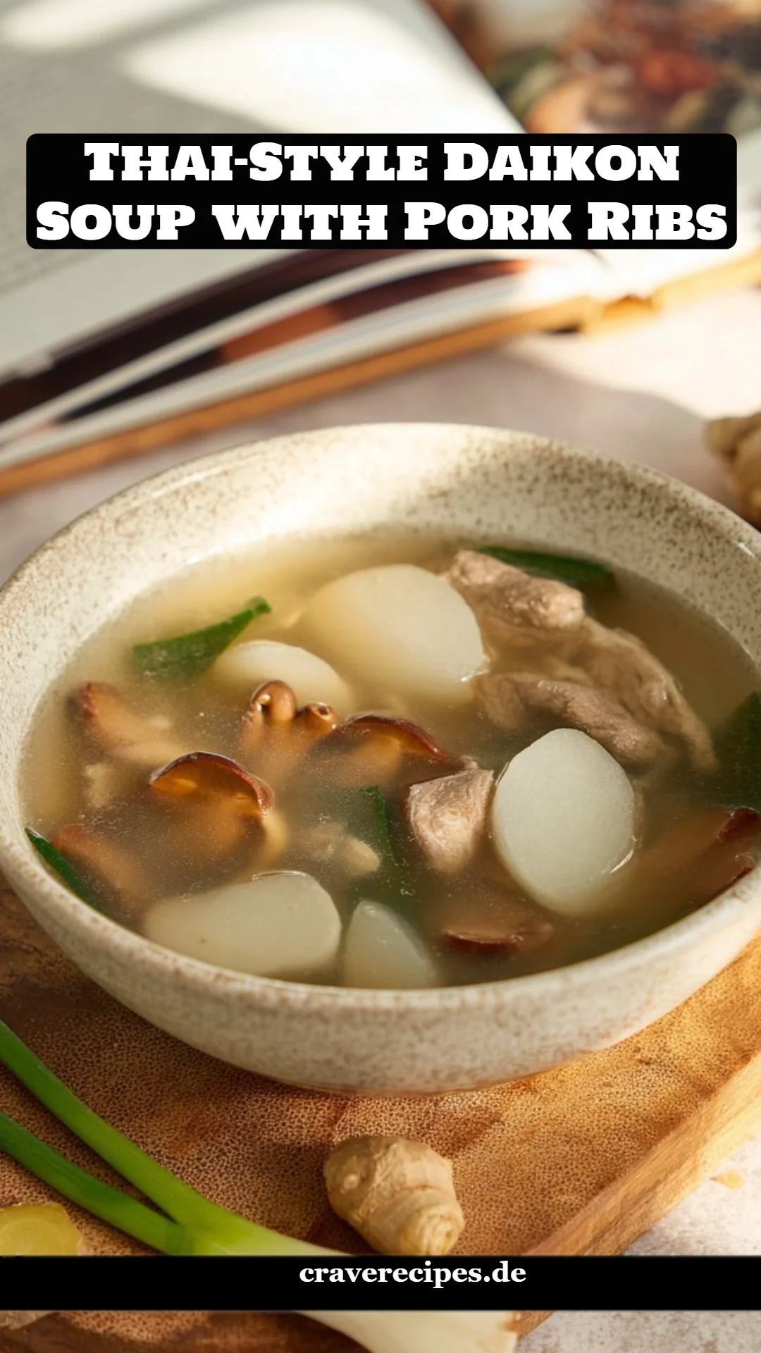 Thai-Style Daikon Soup with Pork Ribs