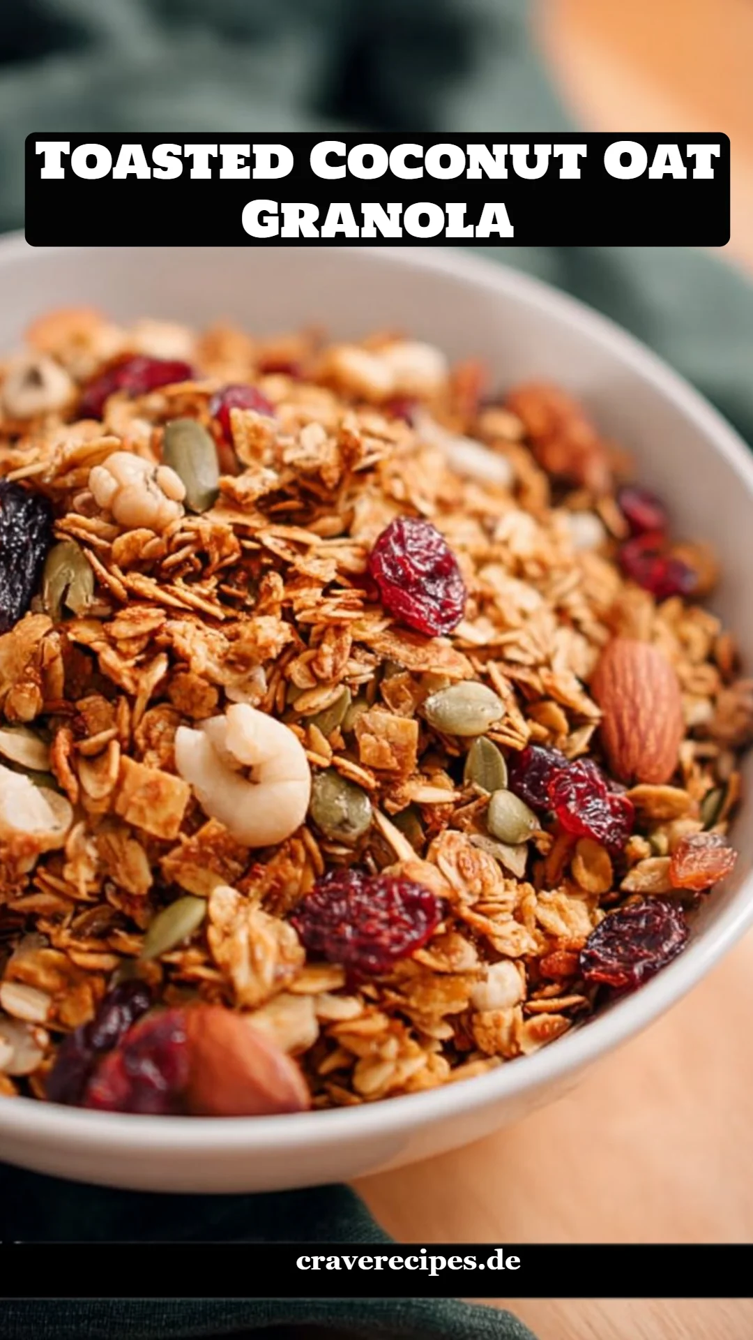 Toasted Coconut Oat Granola