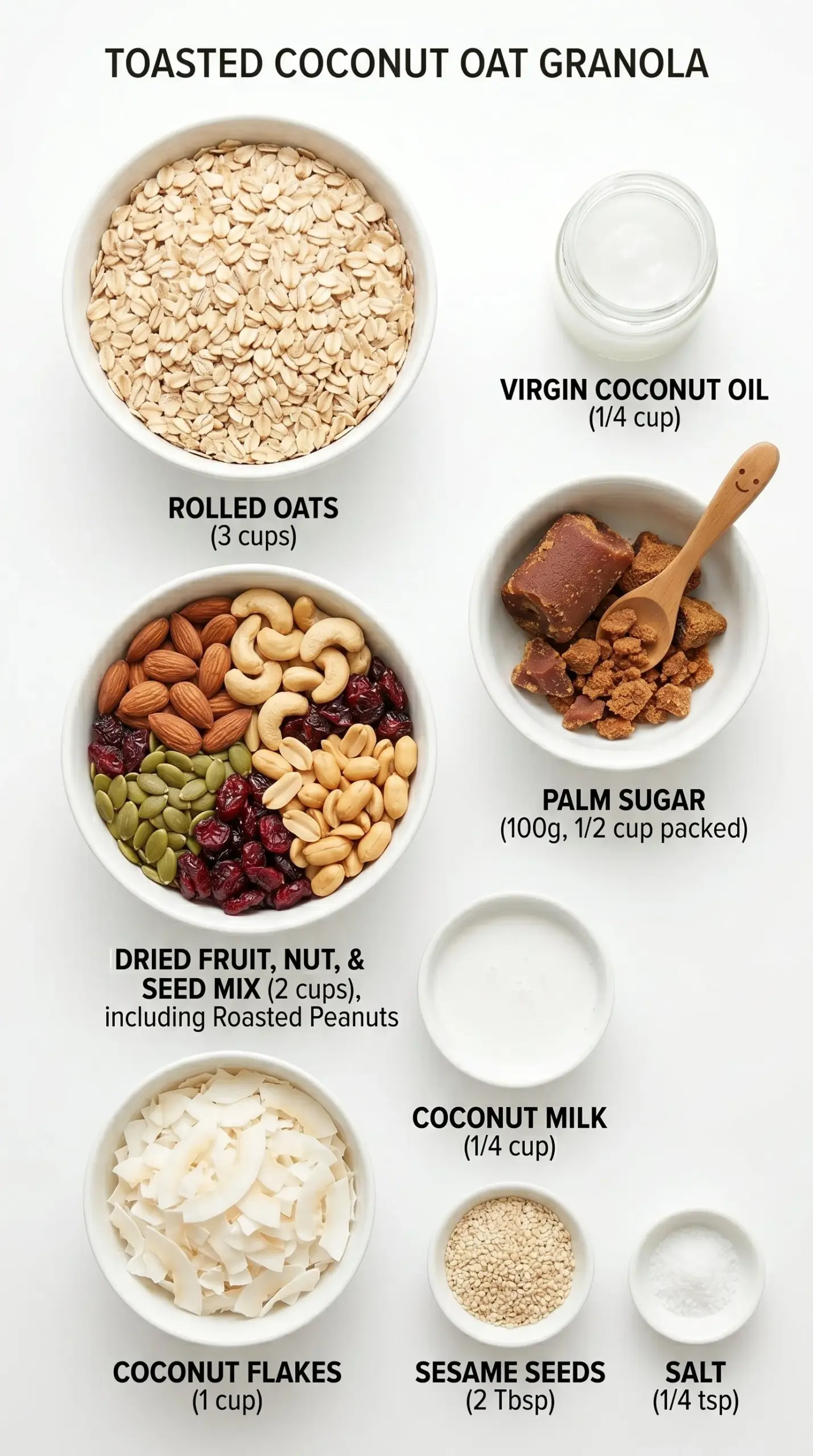 Toasted Coconut Oat Granola
