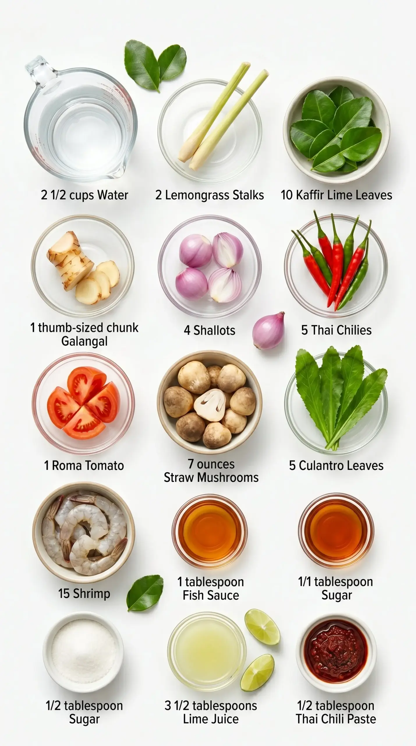 Tom Yum Goong Recipe | Thai Lemongrass Soup with Shrimp
