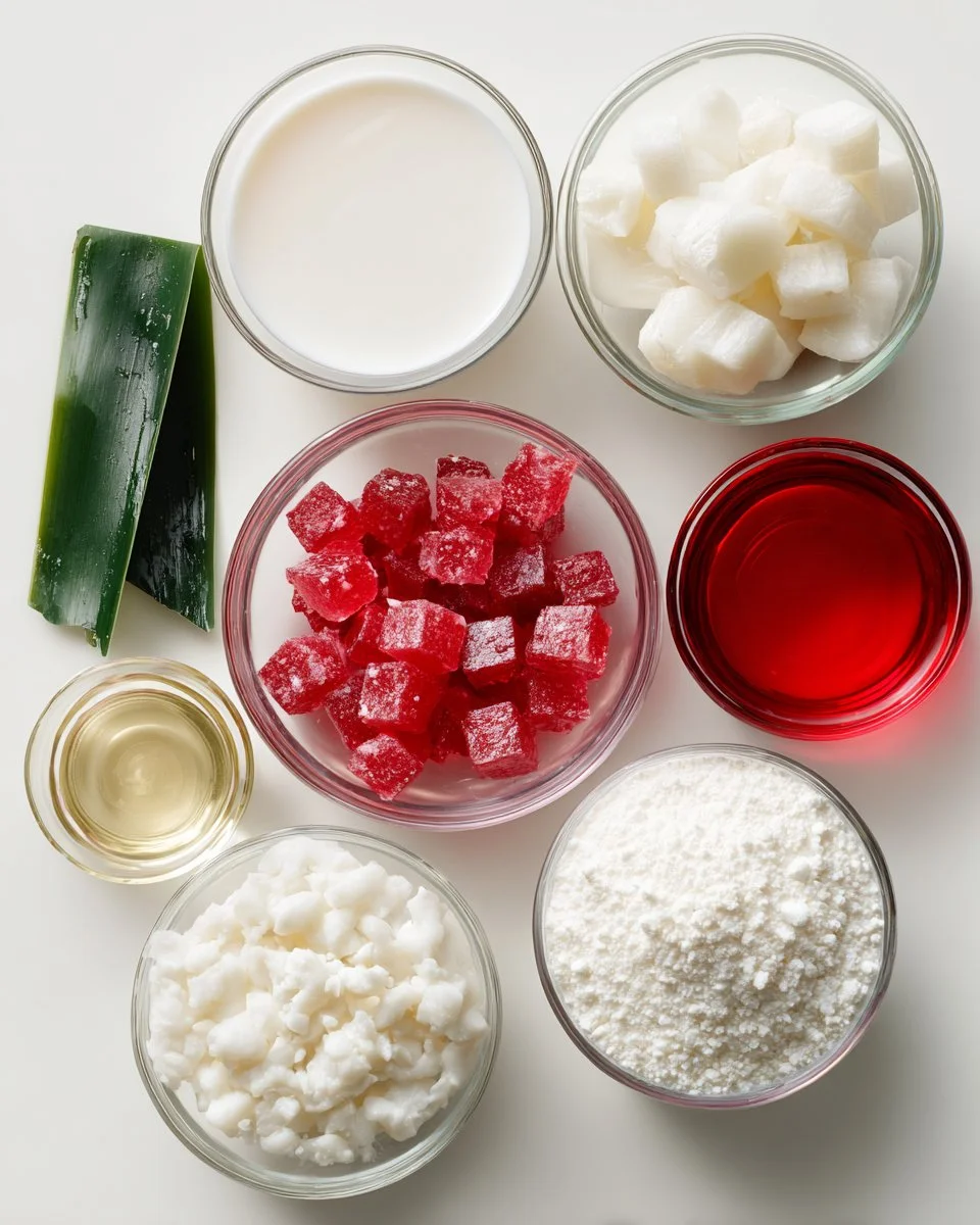 Thai Red Rubies Dessert Recipe | Tub Tim Krob