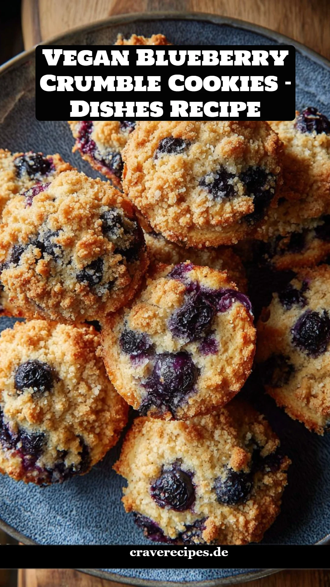 Vegan Blueberry Crumble Cookies – Dishes Recipe