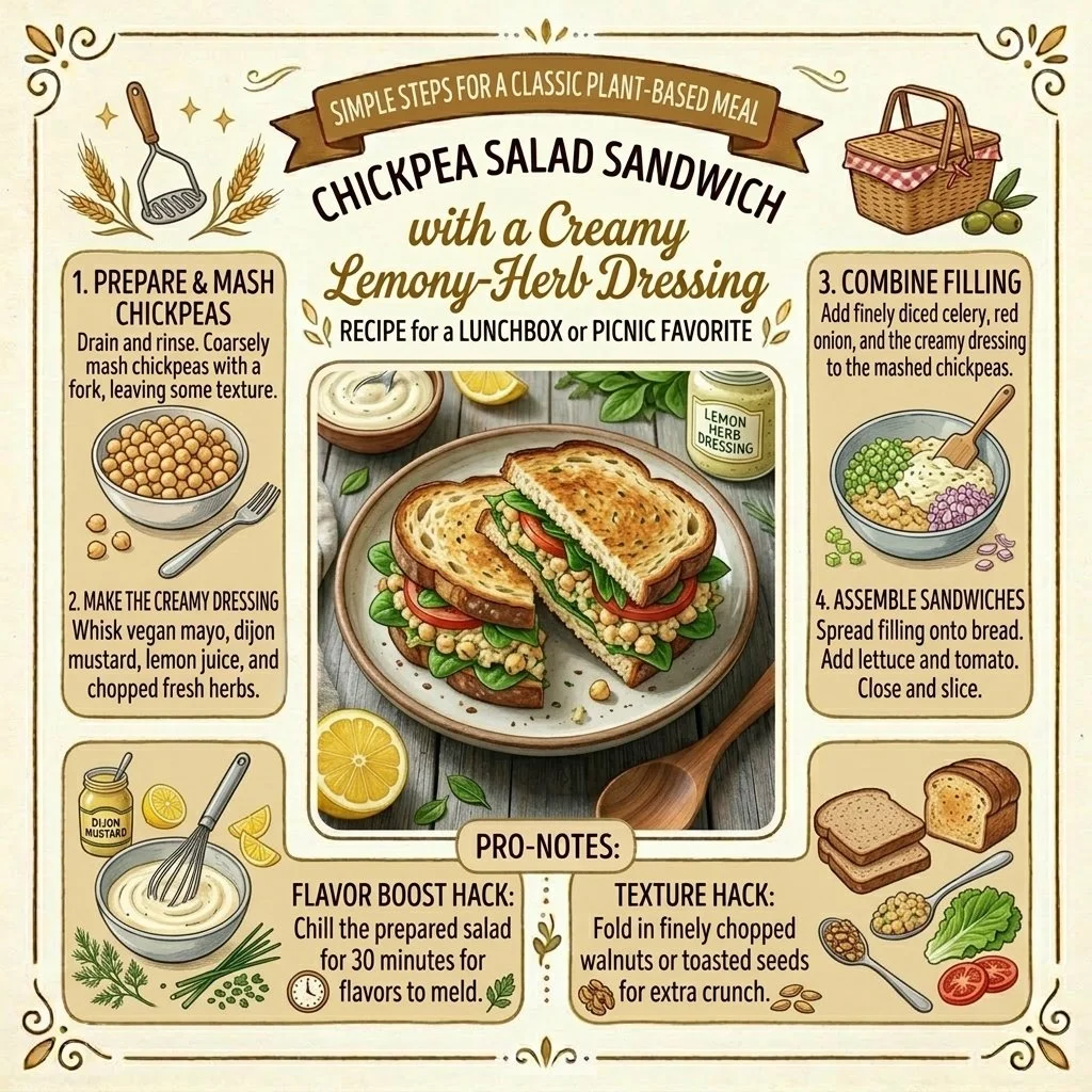 Chickpea Salad Sandwich