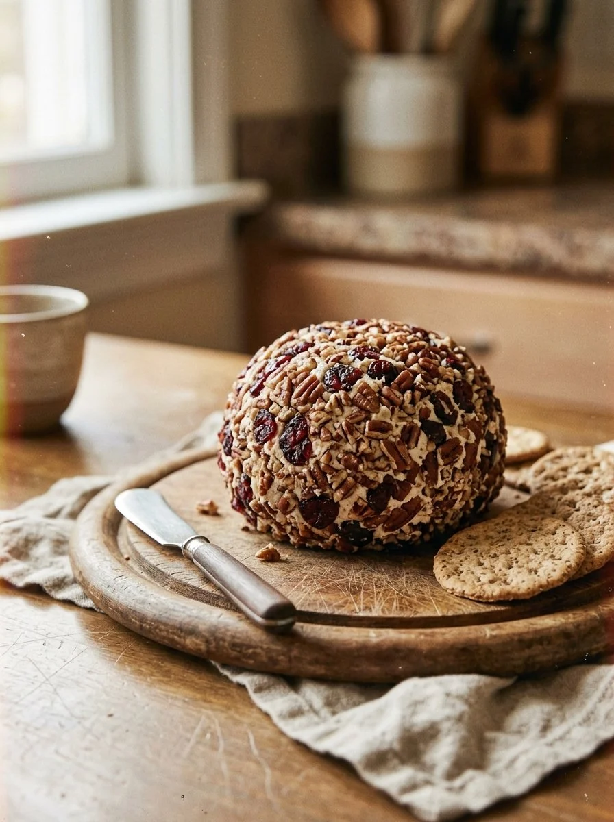 Easy Cheese Ball with Goat Cheese