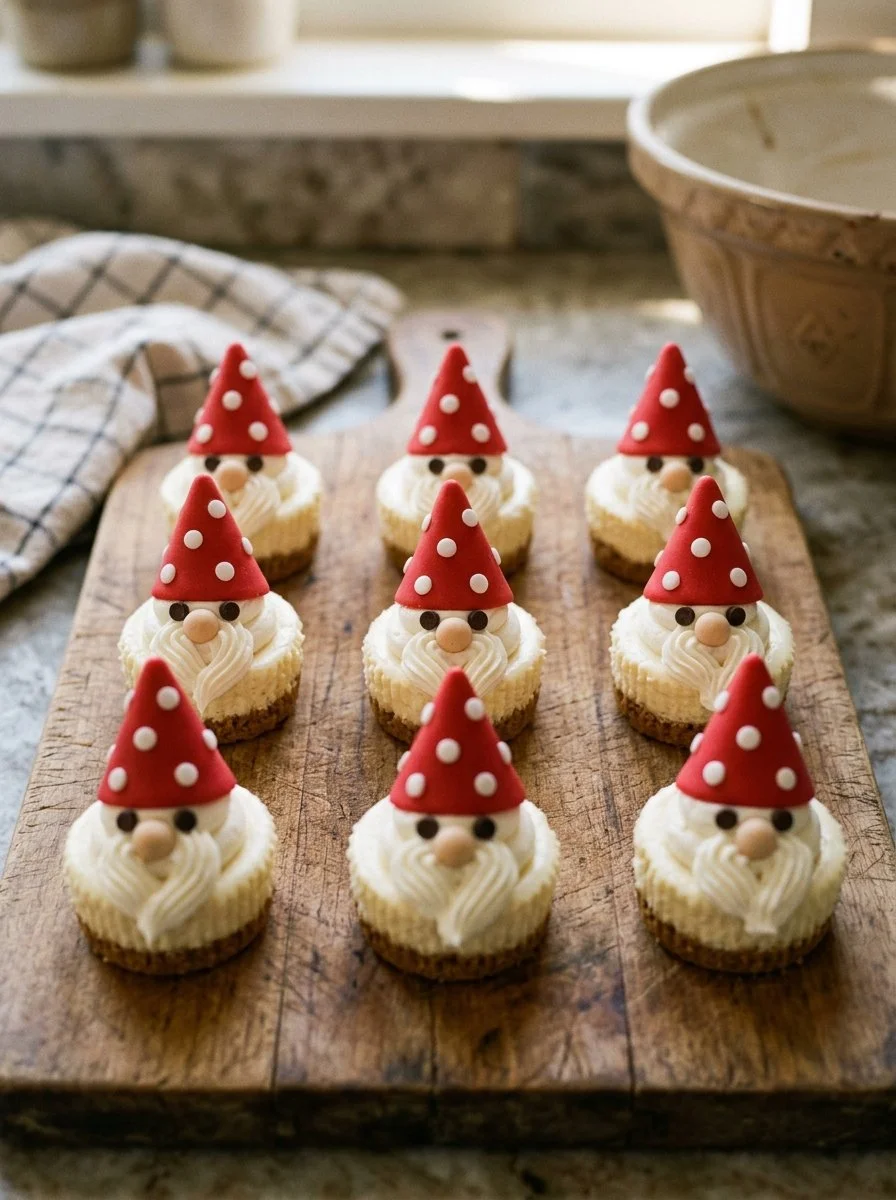 Gnome Mini Cheesecakes
