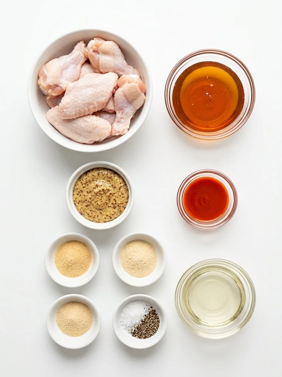 Hot Honey Mustard Wings