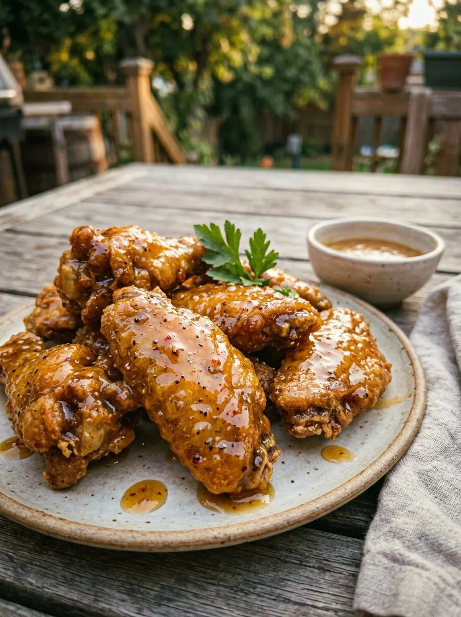 Hot Honey Mustard Wings