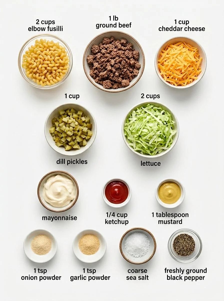 Big Mac Pasta Salad