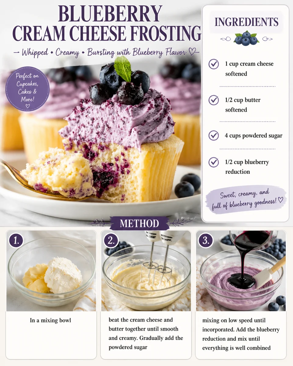Blueberry Cream Cheese Frosting