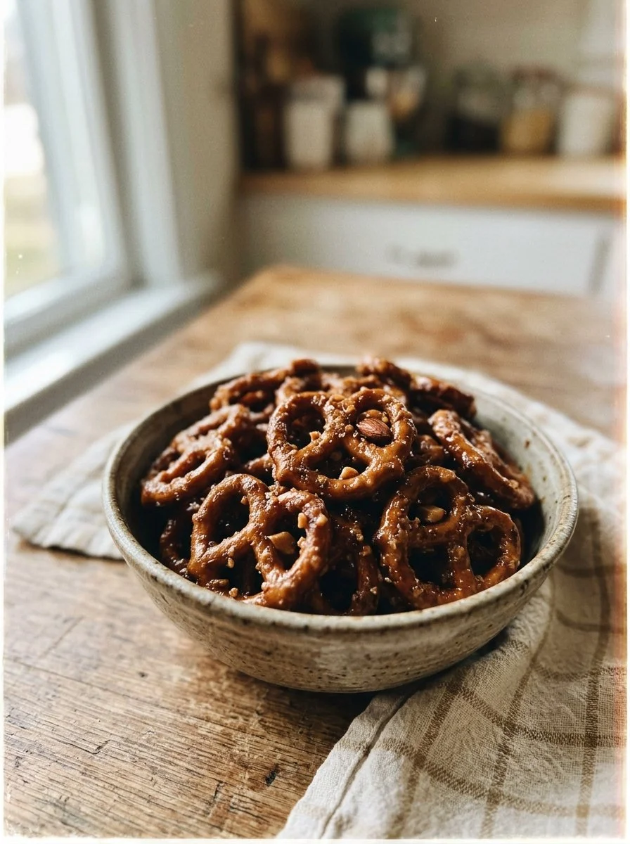 Butter Toffee Pretzels