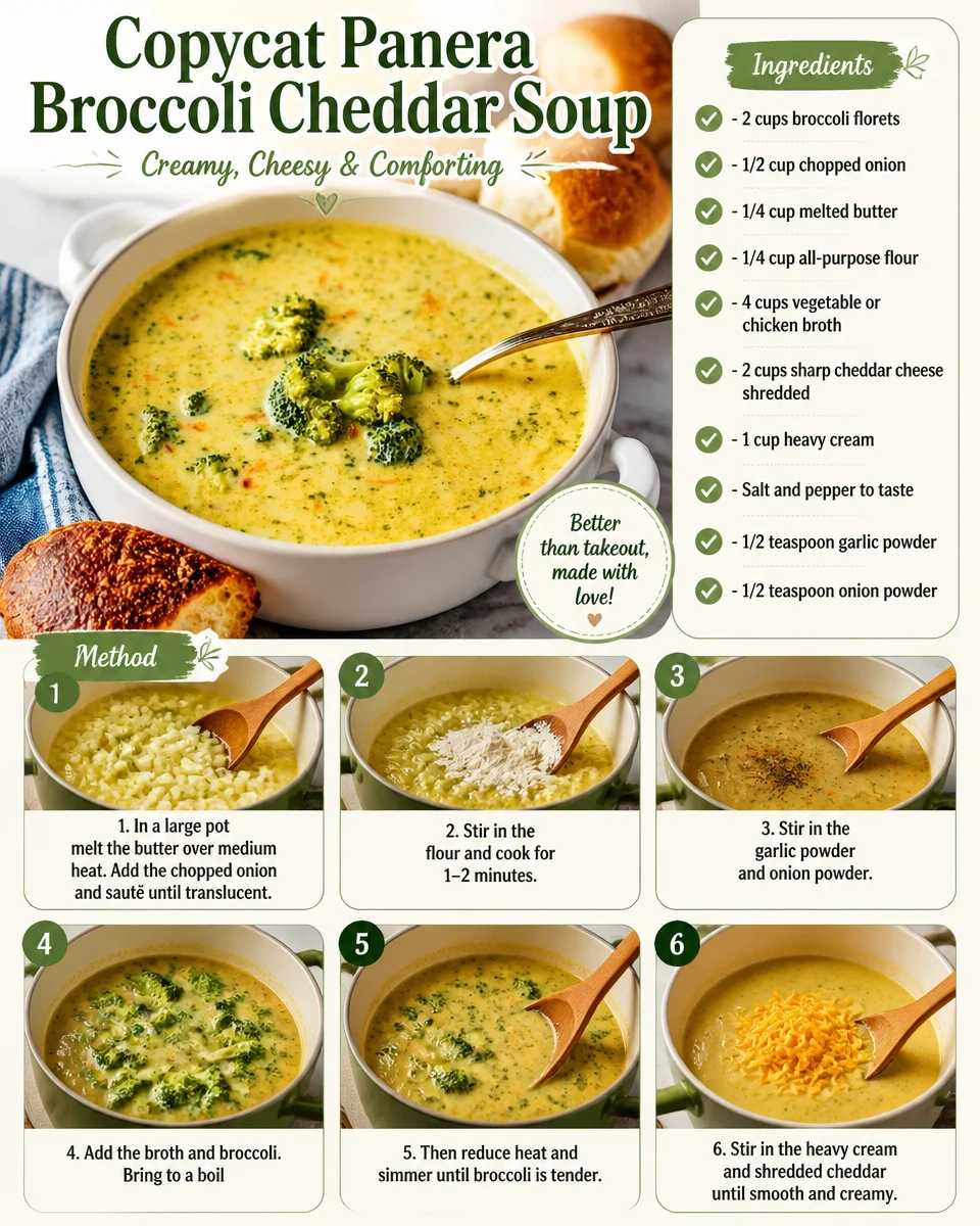 Copycat Panera Broccoli Cheddar Soup
