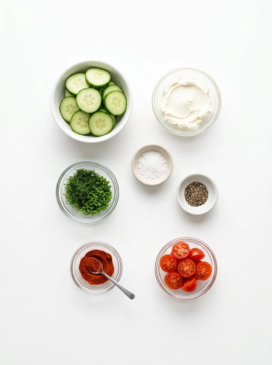 Cucumber Bites With Cream Cheese Filling