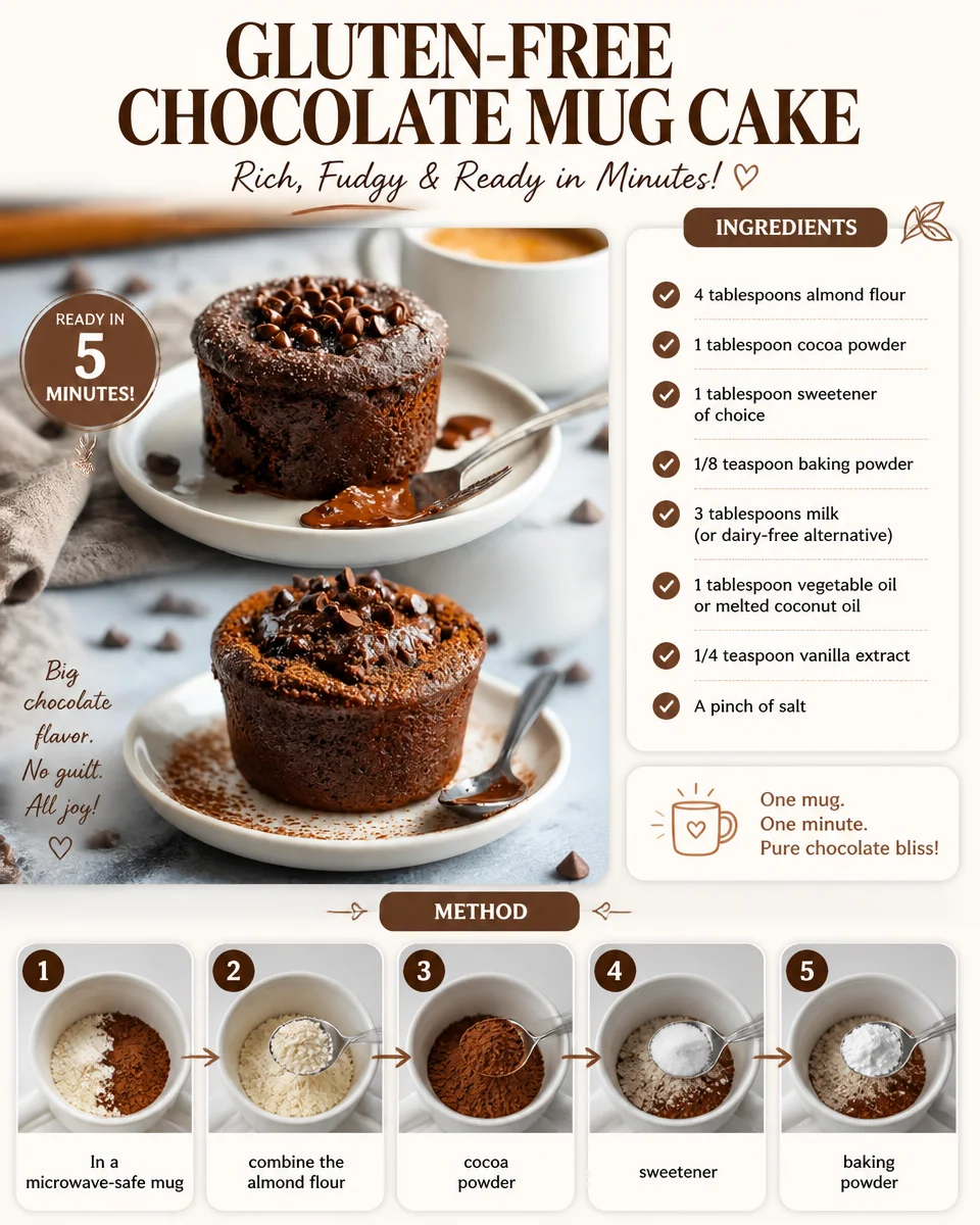Gluten-Free Chocolate Mug Cake