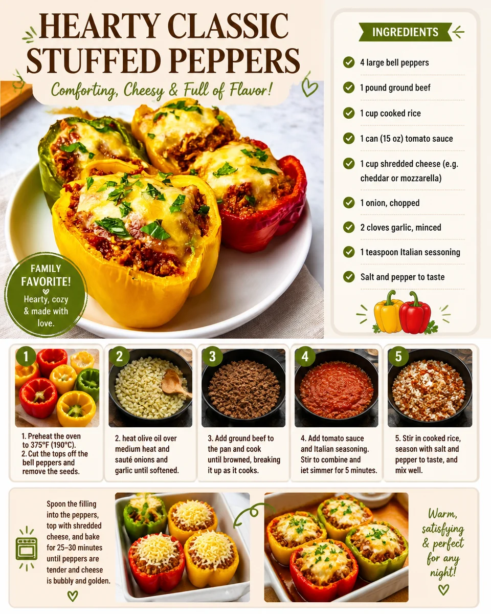 Hearty Classic Stuffed Peppers