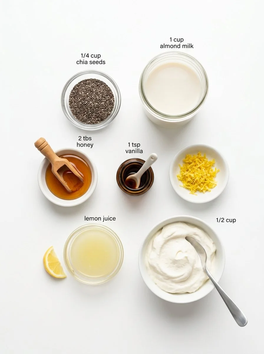 Lemon Cream Chia Pudding