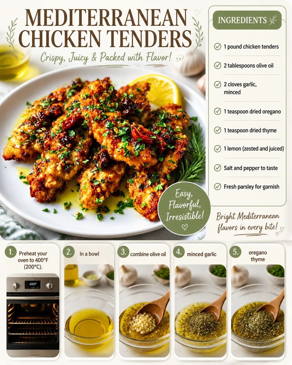 Mediterranean Chicken Tenders
