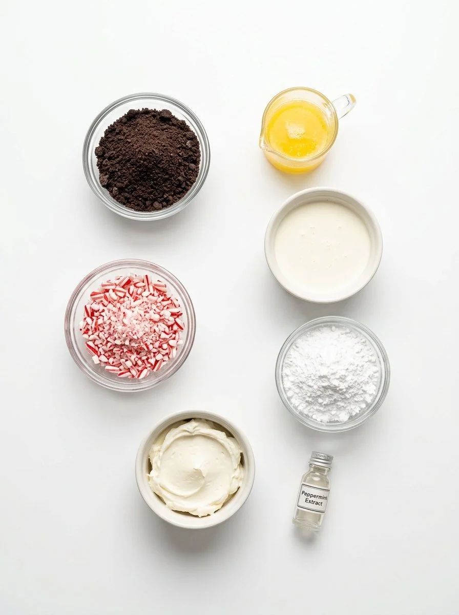 No-Bake Christmas Peppermint Pie