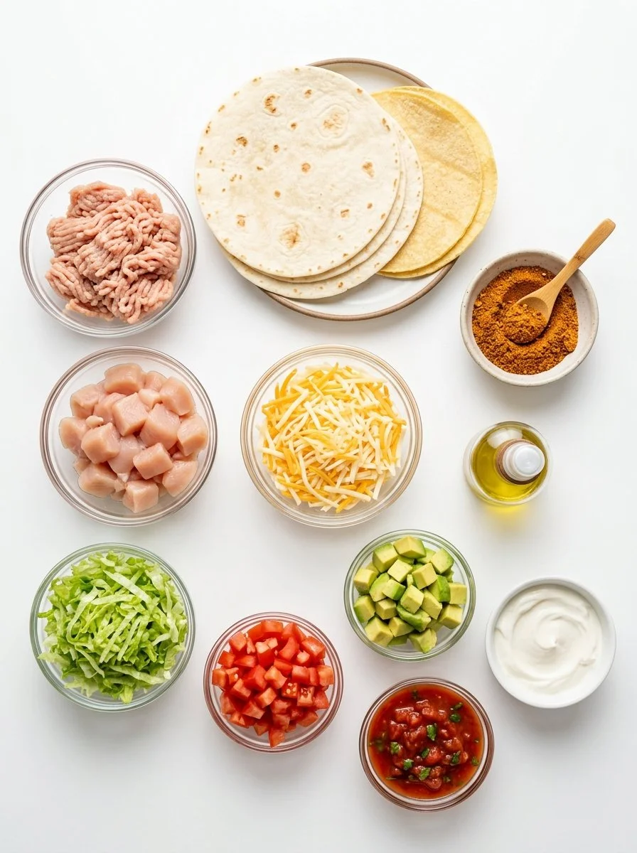 No-Fry Crispy Baked Chicken Tacos