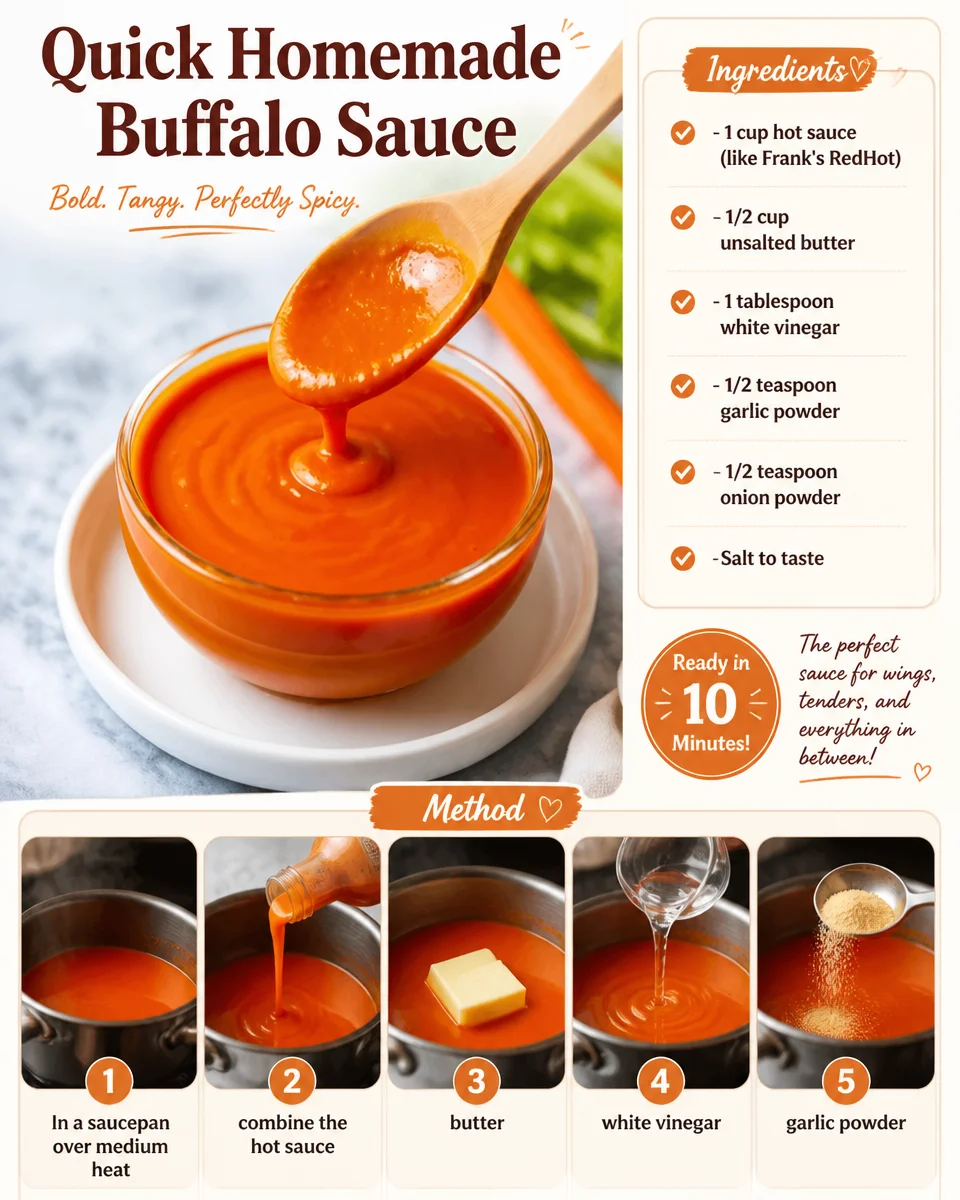 Quick Homemade Buffalo Sauce