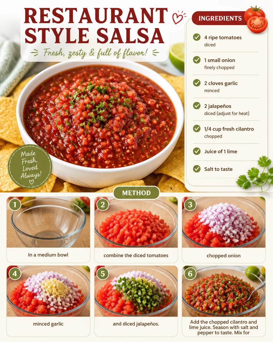 Restaurant Style Salsa