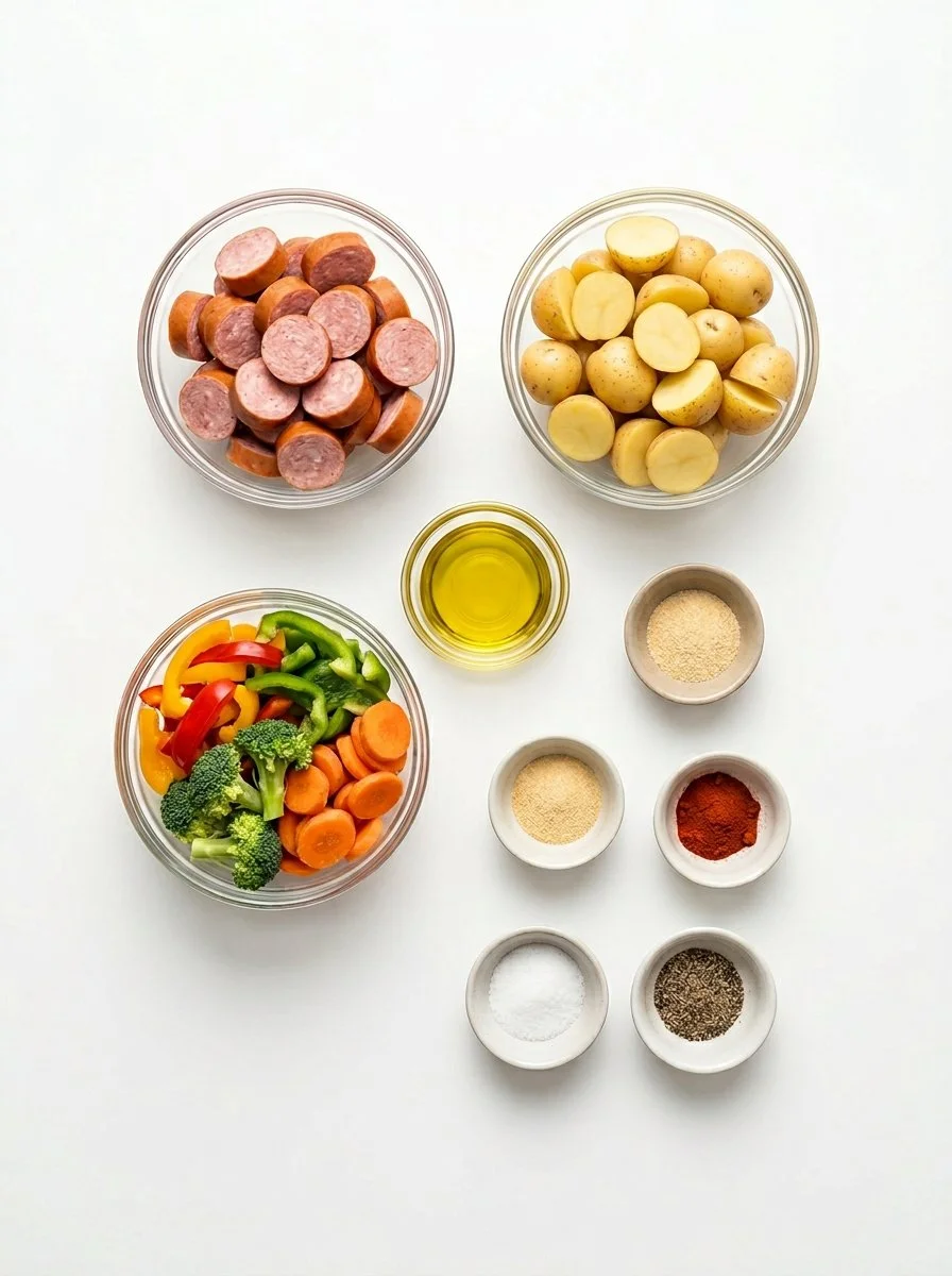 Sheet Pan Sausage and Vegetables