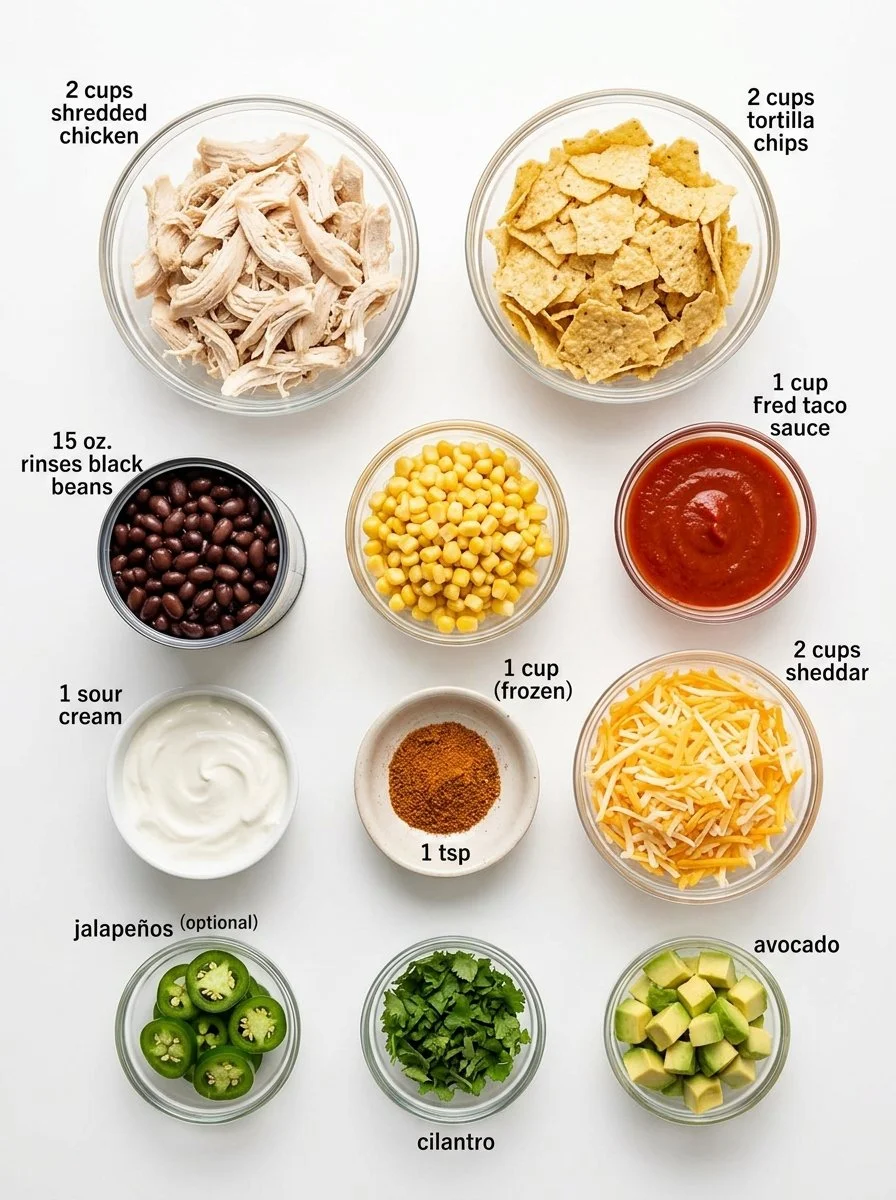 Tex-Mex Chicken Taco Casserole