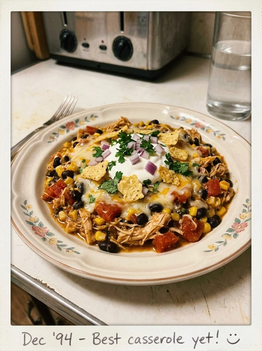 Tex-Mex Chicken Taco Casserole