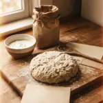 Delicious homemade pizza dough made with just two ingredients
