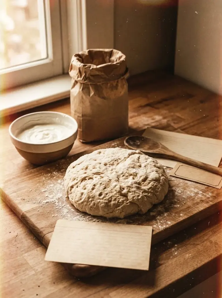 Delicious homemade pizza dough made with just two ingredients